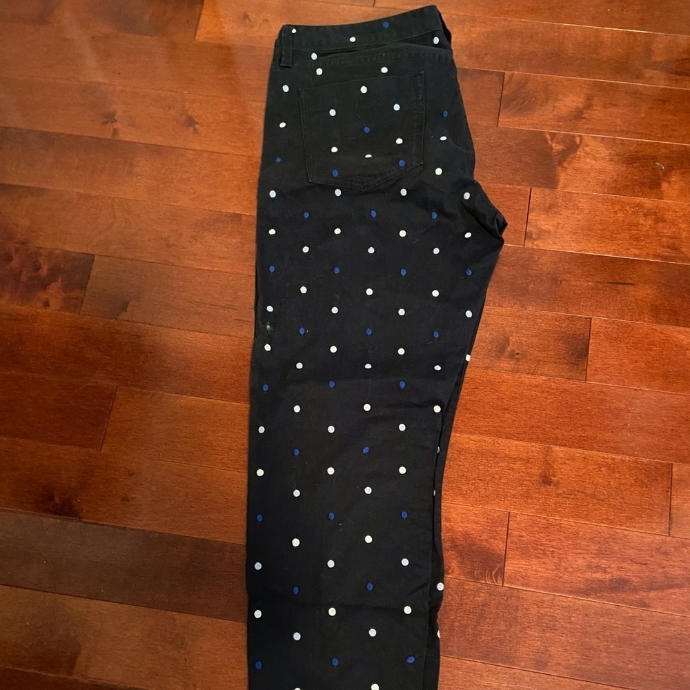 Banana Republic polka dot chinos